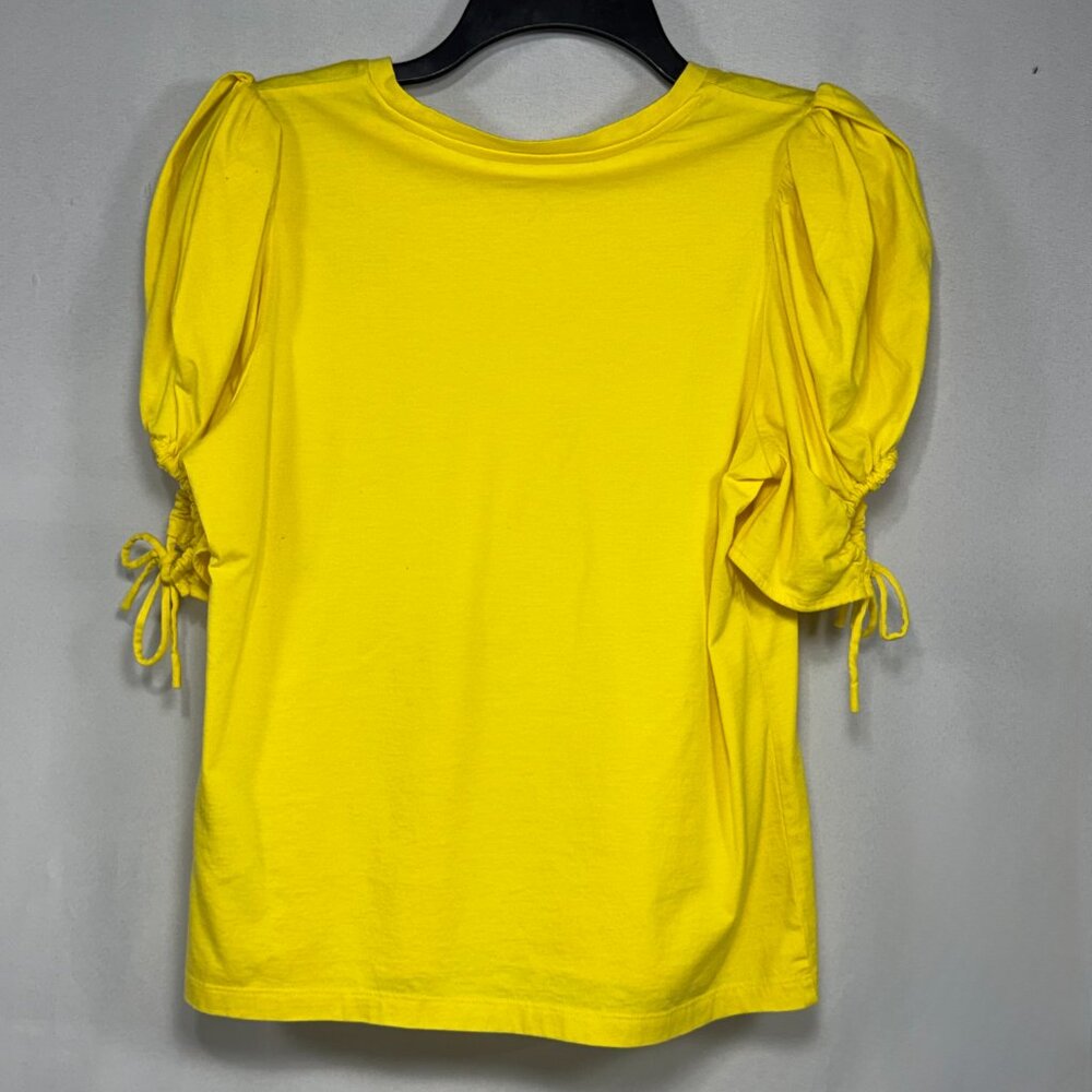 Puff Sleeve Banana Republic Yellow Supima Cotton T-Shirt Size‎ S Small - Picture 3 of 10